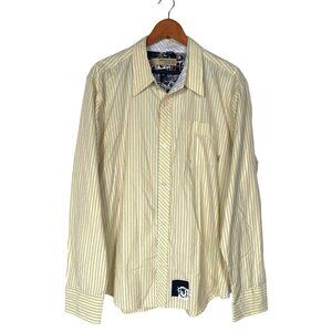 Redsand y2K 100% Cotton Butter Yellow Button Down Shirt Size XL